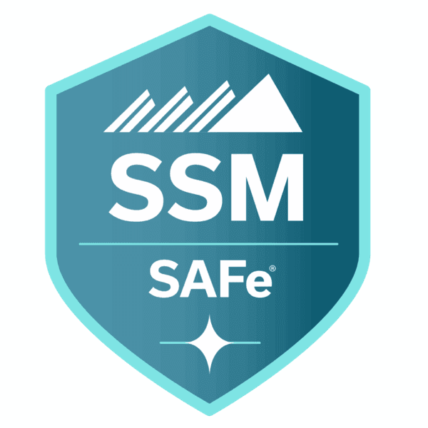 SAFe® Scrum Master (SSM) certification badge